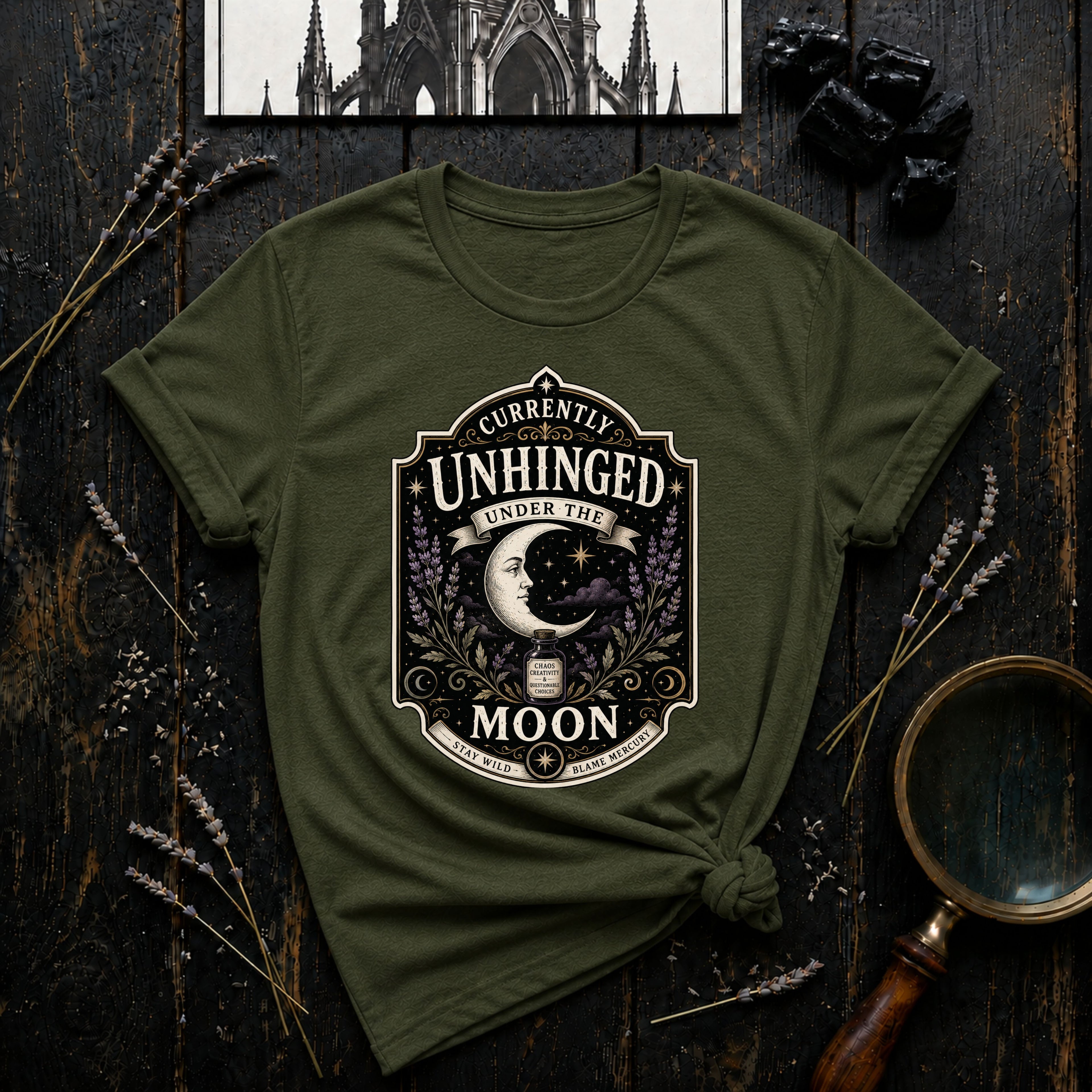 Currently Unhinged Under the Moon T-Shirt