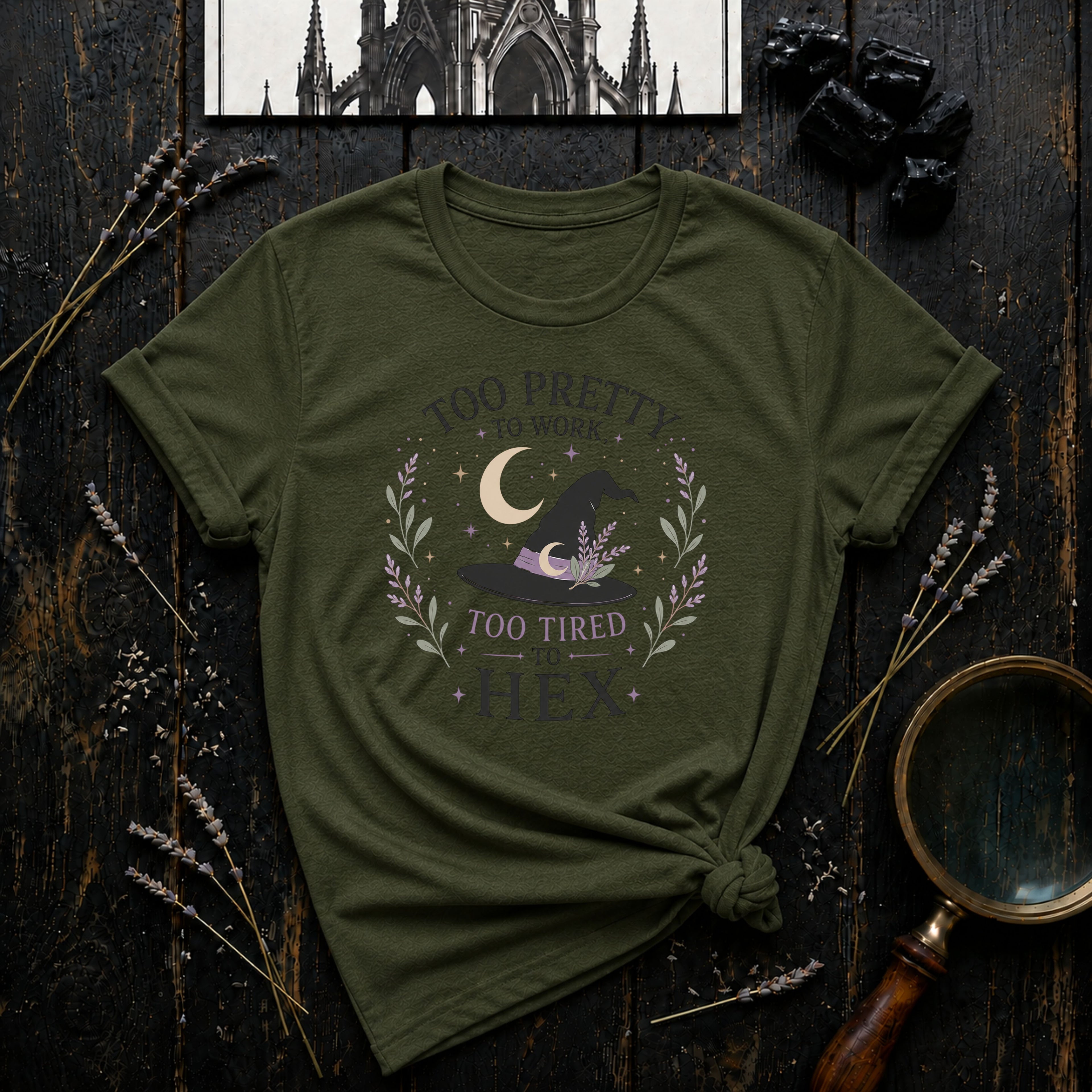 Too Pretty to Work, Too Tired to Hex T-Shirt