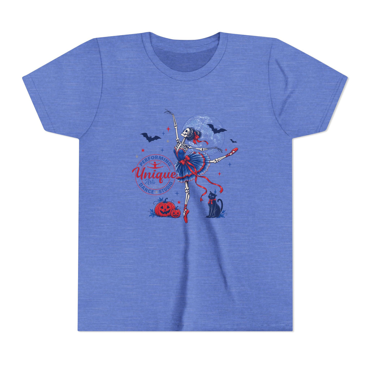 Unique Performing Arts Dance Youth Tee – Dancing Ballerina  Graphic Shirt