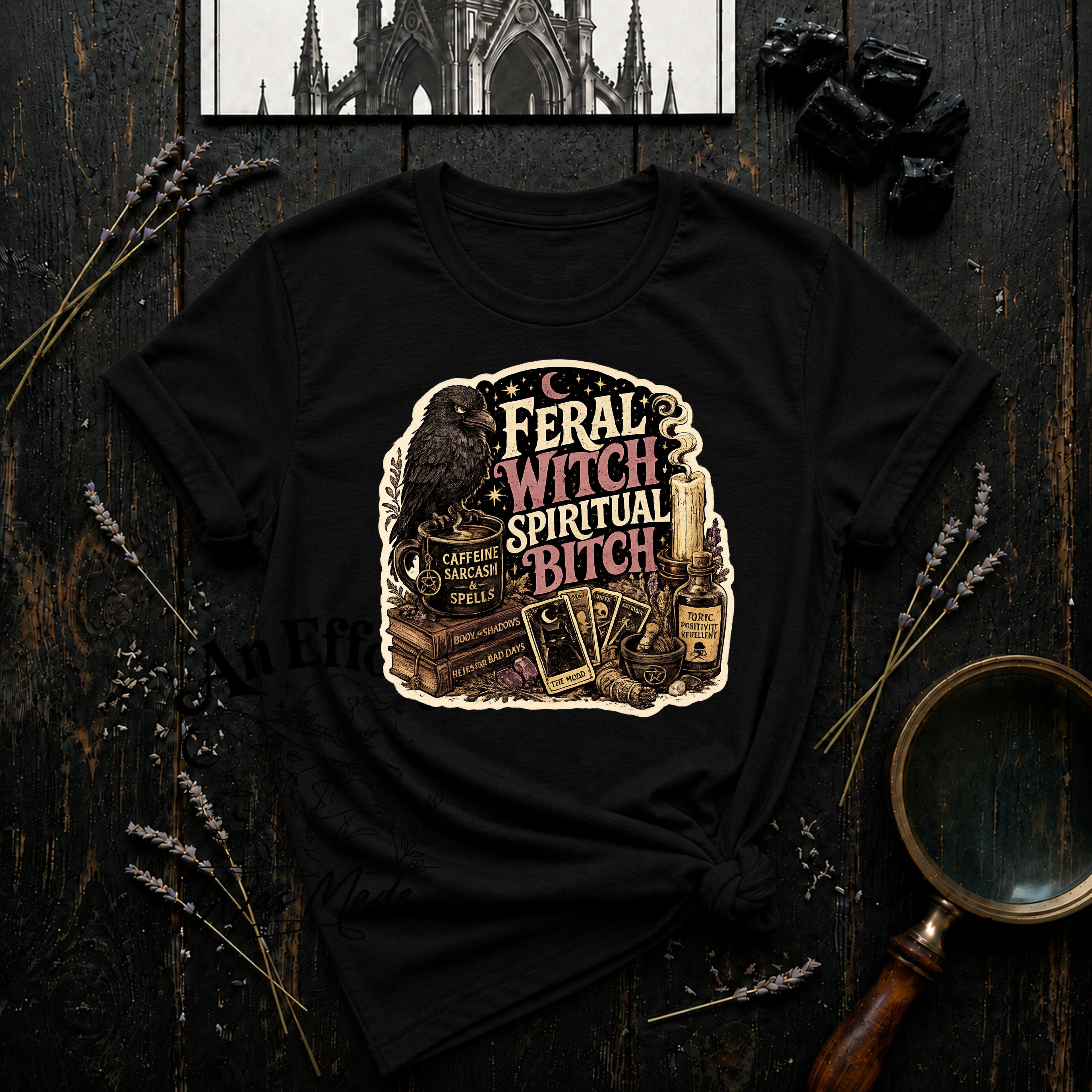 Feral Witch Spiritual Bitch T-Shirt