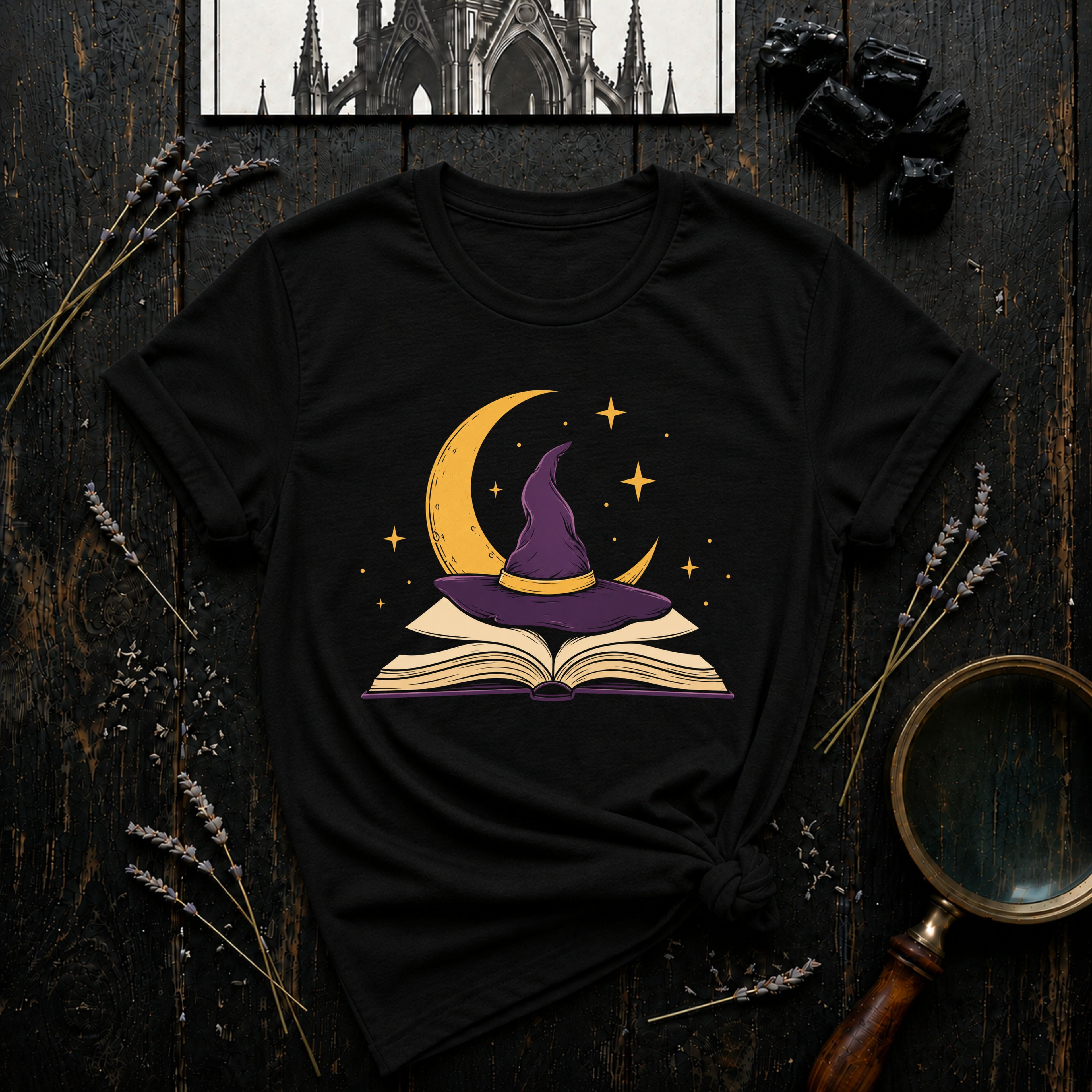 Witch Hat & Moon T-Shirt