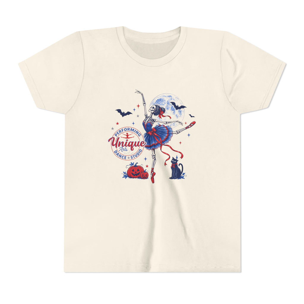 Unique Performing Arts Dance Youth Tee – Dancing Ballerina  Graphic Shirt