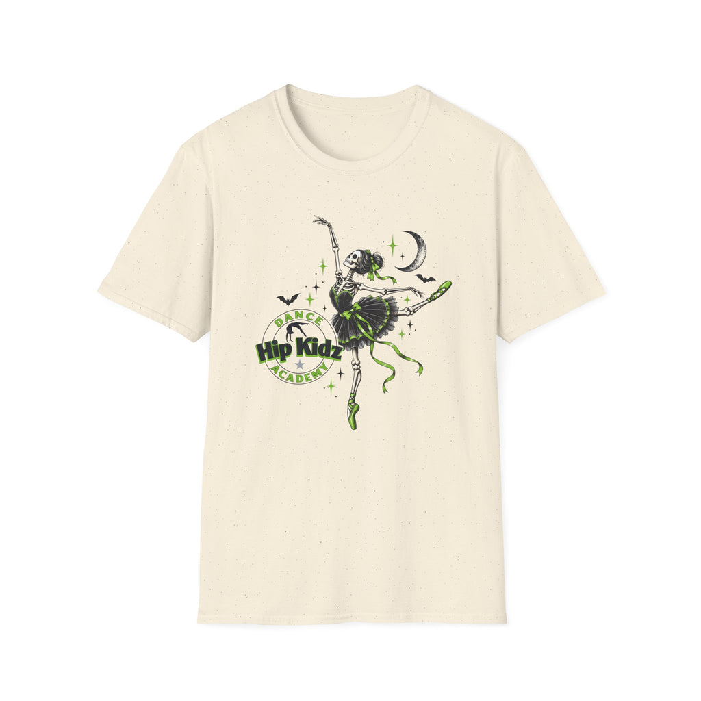 ADULT Skeleton Ballerina T‑Shirt — Dance 'Til Dawn Ballet Tee