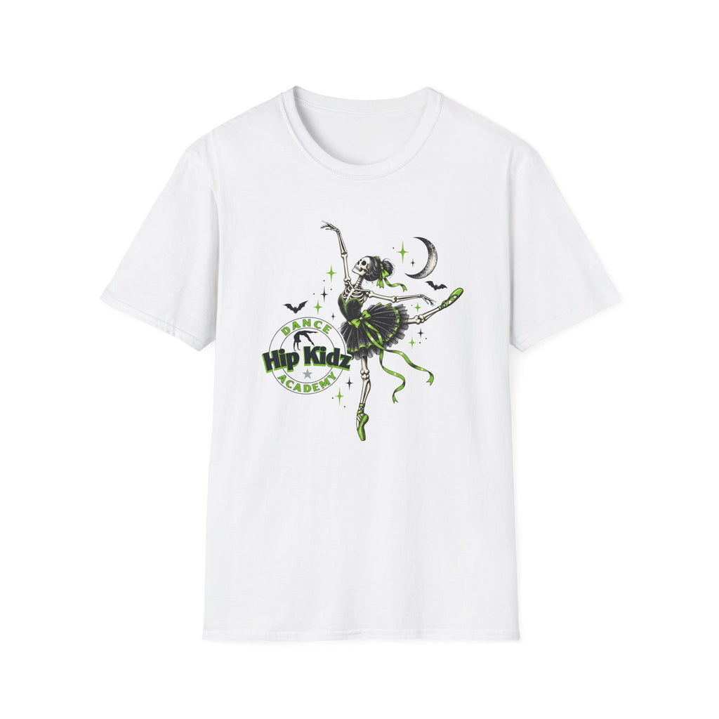 ADULT Skeleton Ballerina T‑Shirt — Dance 'Til Dawn Ballet Tee