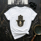 Hamsa Hand Crystal T-Shirt