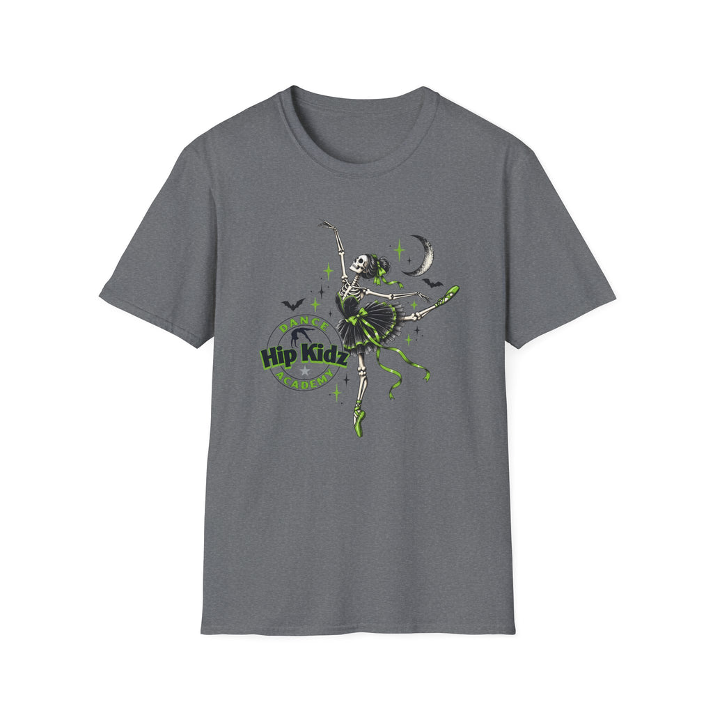 ADULT Skeleton Ballerina T‑Shirt — Dance 'Til Dawn Ballet Tee
