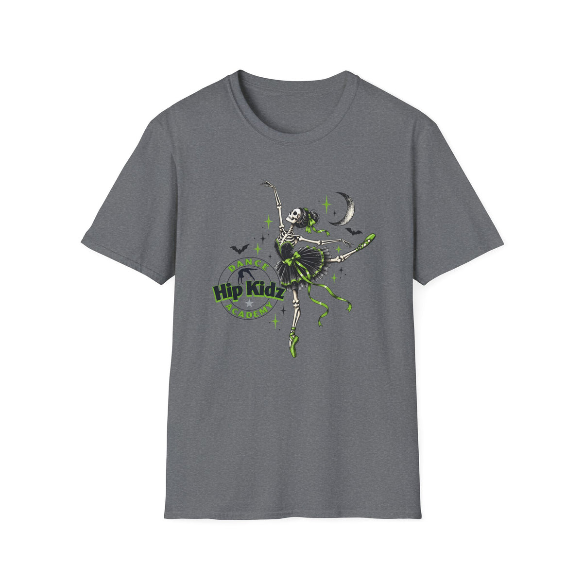 ADULT Skeleton Ballerina T‑Shirt — Dance 'Til Dawn Ballet Tee