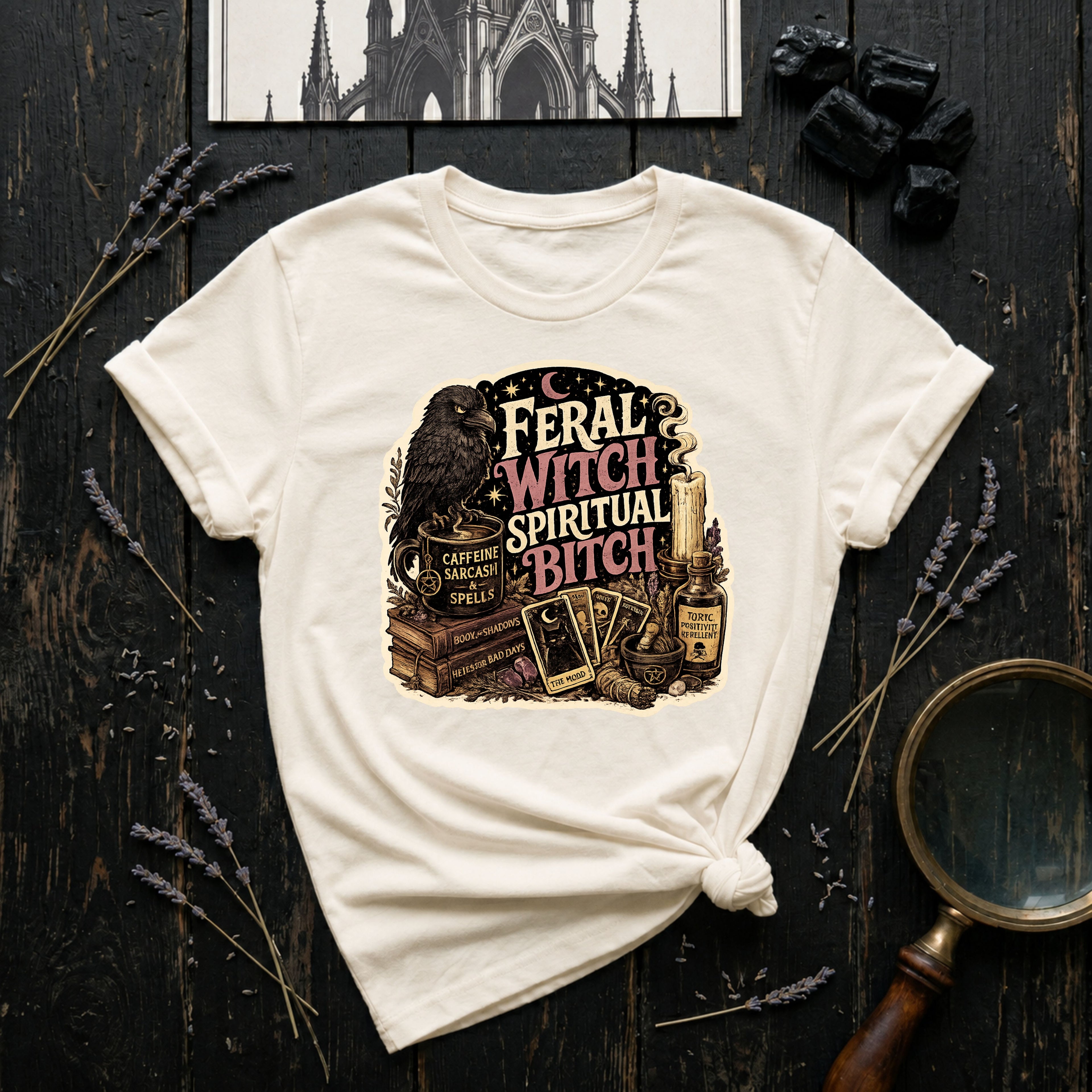 Feral Witch Spiritual Bitch T-Shirt