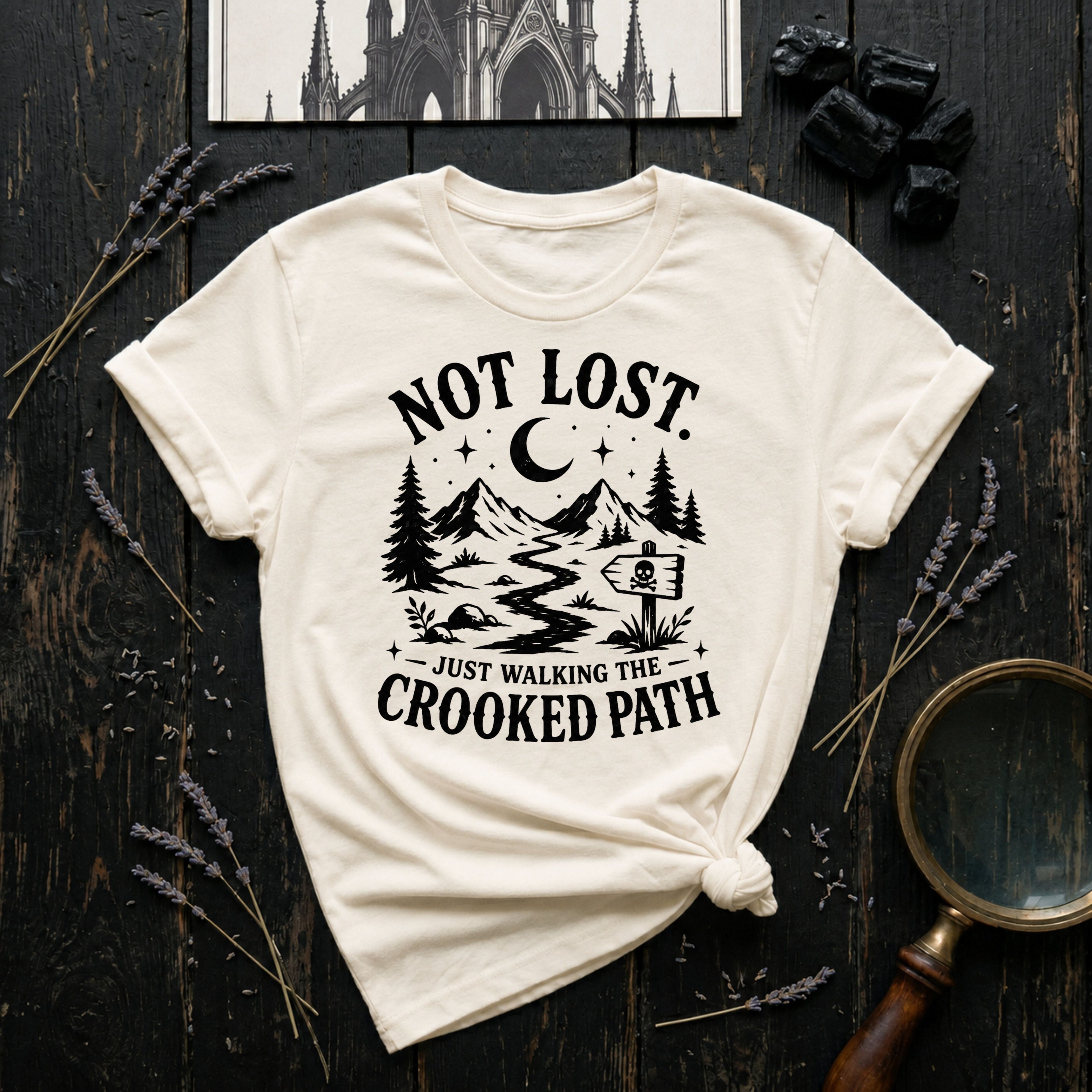 "Not Lost. Just Walking The Cooked Path" T-Shirt