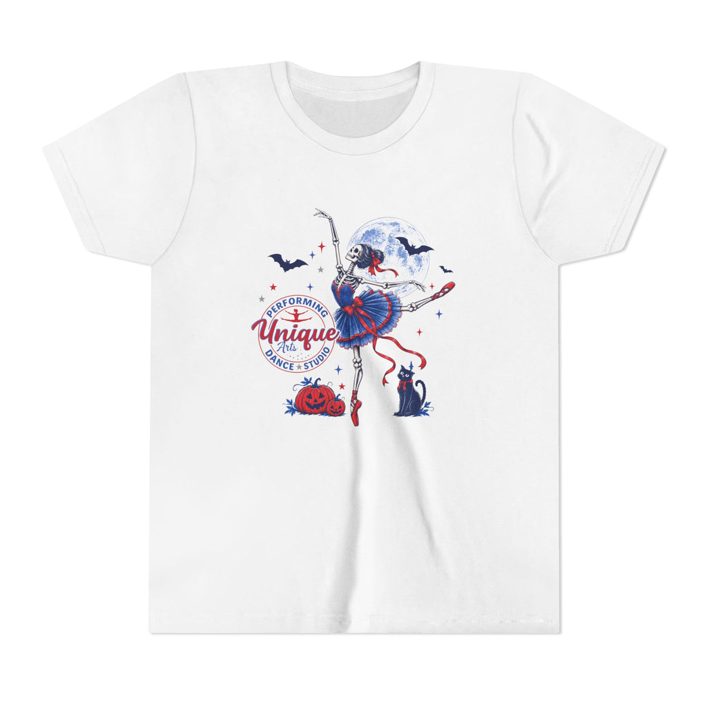 Unique Performing Arts Dance Youth Tee – Dancing Ballerina  Graphic Shirt