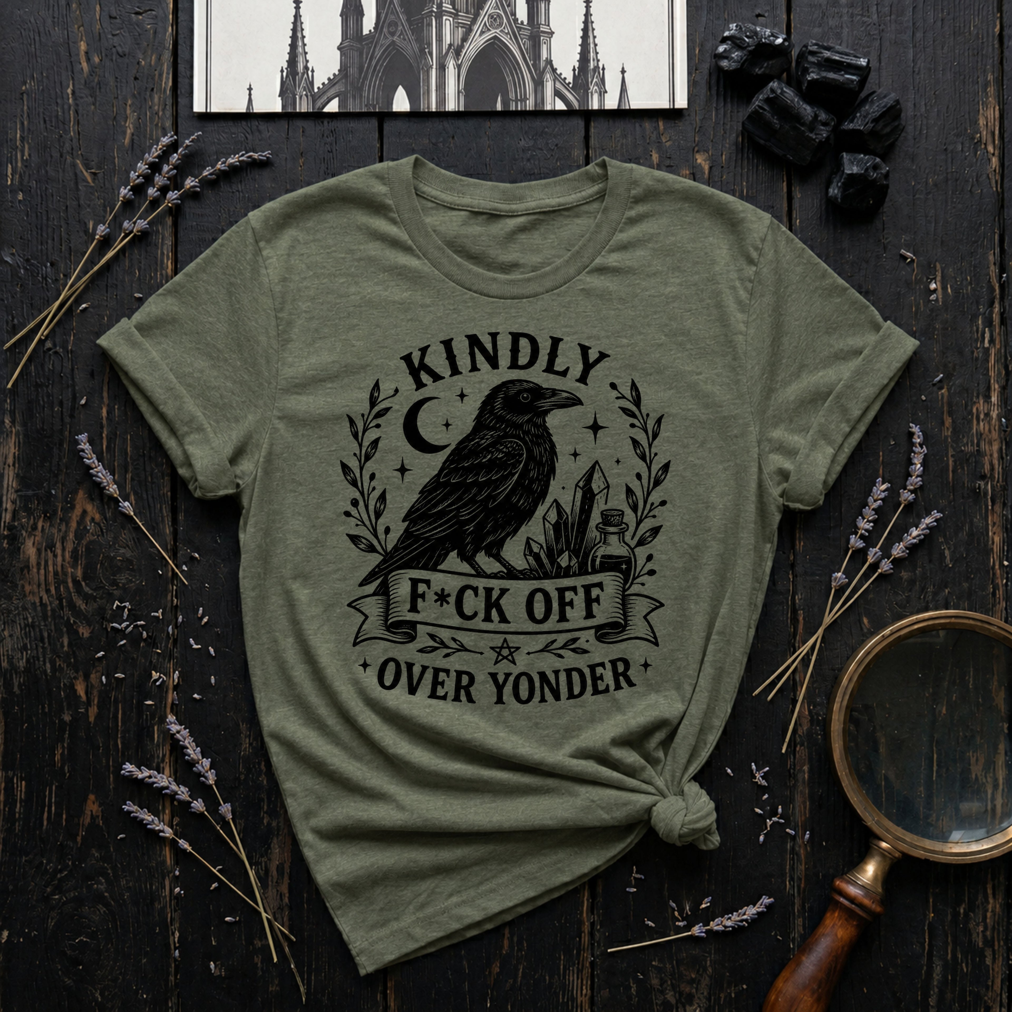 "Kindly F*ck Off Over Yonder" T-Shirt
