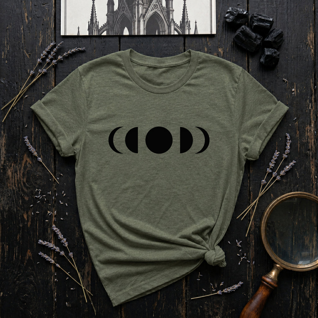Minimal Moon Phase  T-Shirt