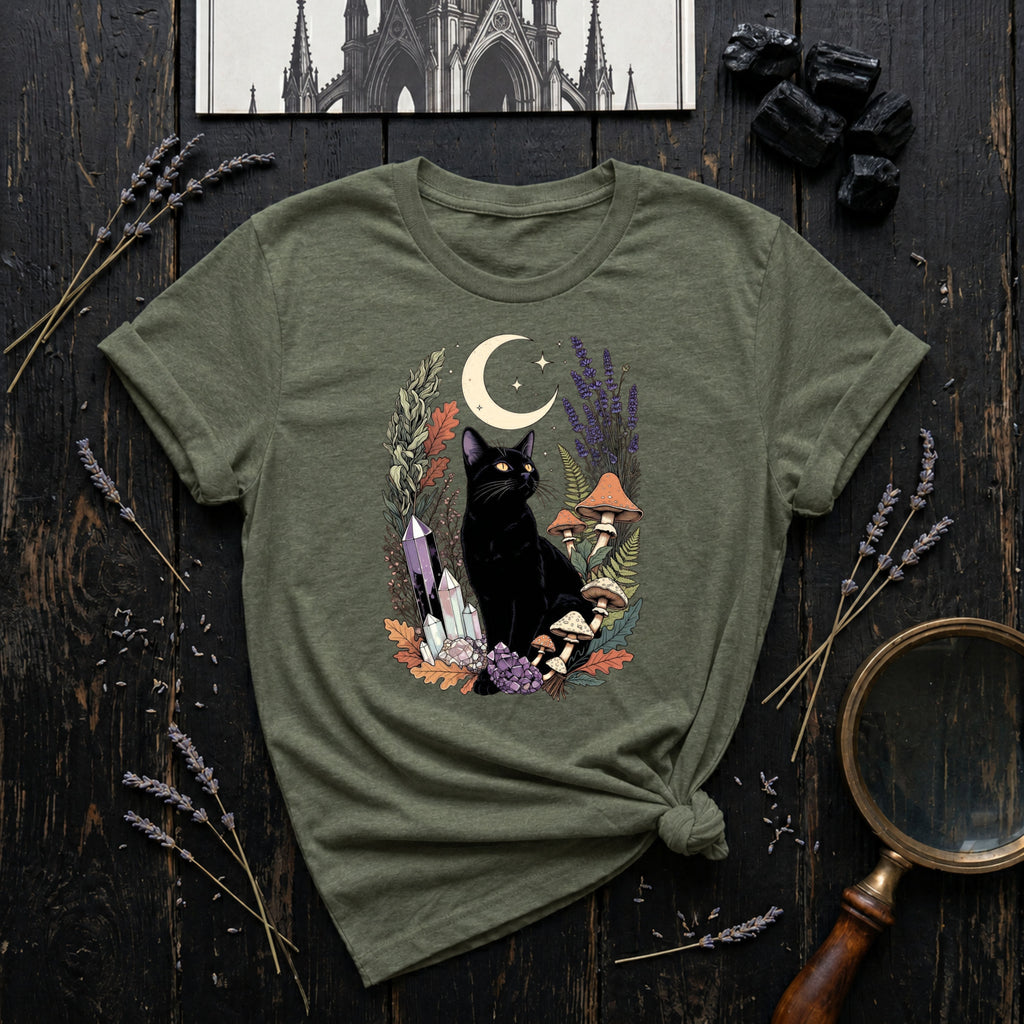 "Cat and Moon 2" T-Shirt