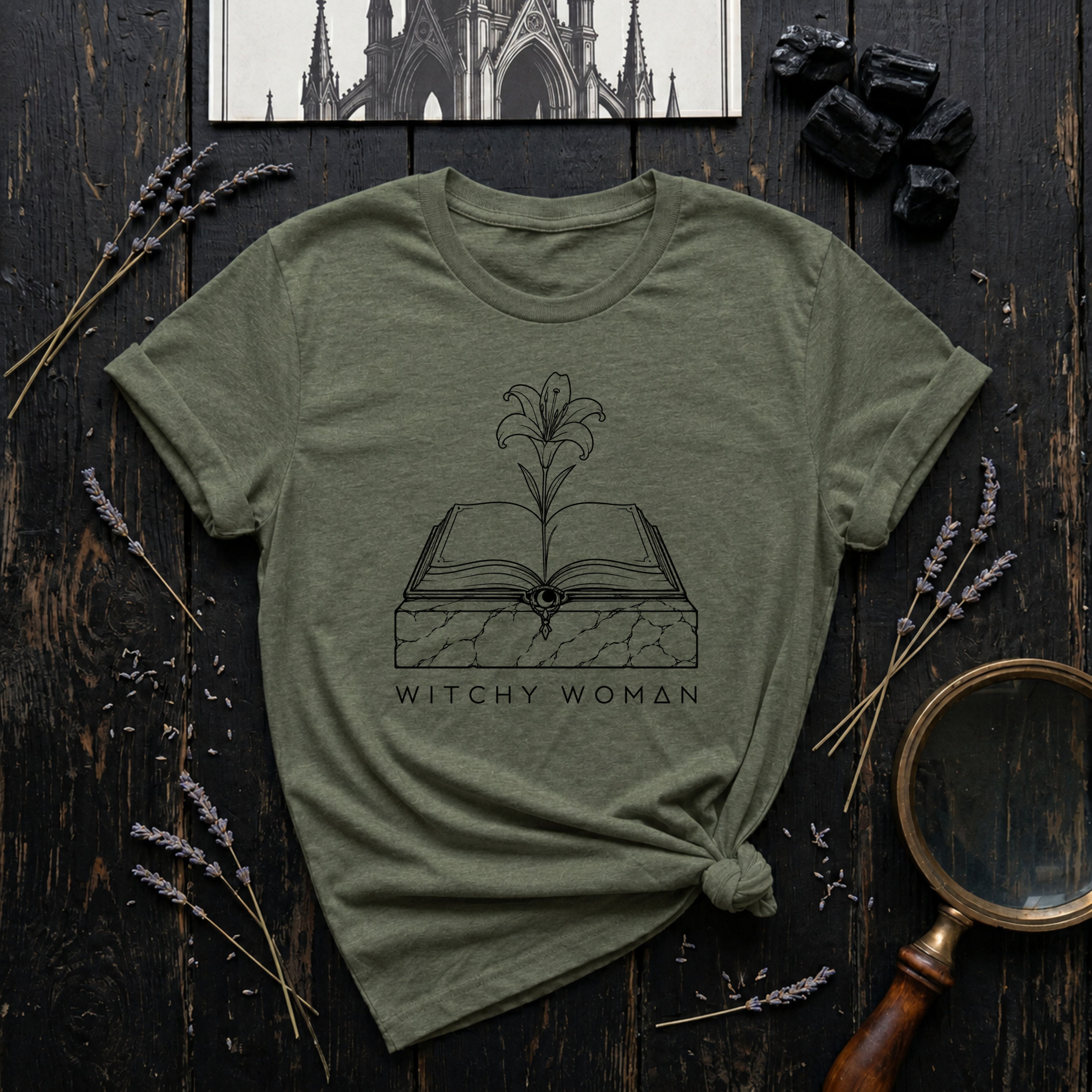Witchy Woman Book & Lily T-Shirt