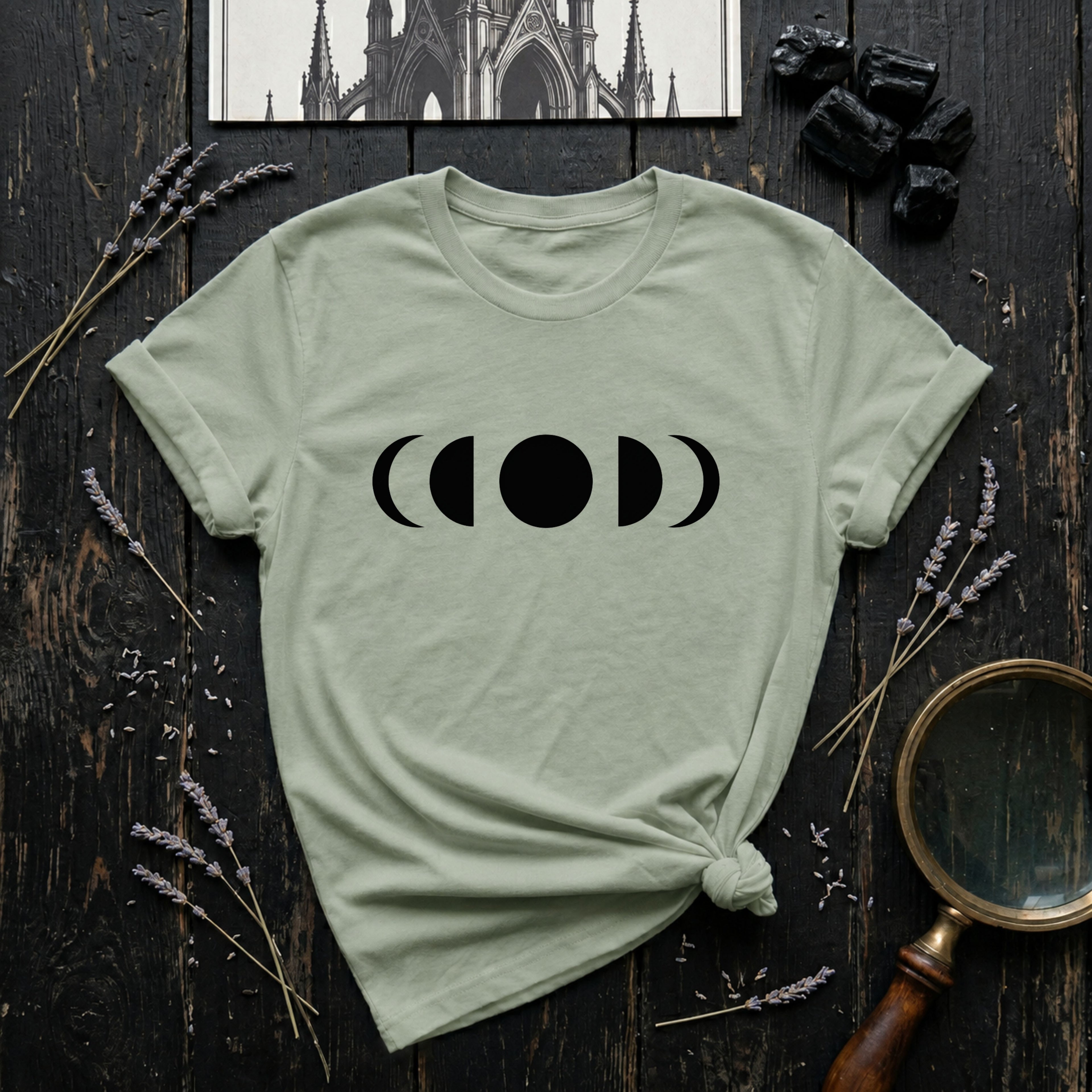 Minimal Moon Phase  T-Shirt