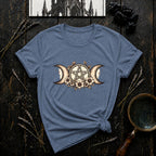 Wiccan Triple Moon Pentacle T-Shirt