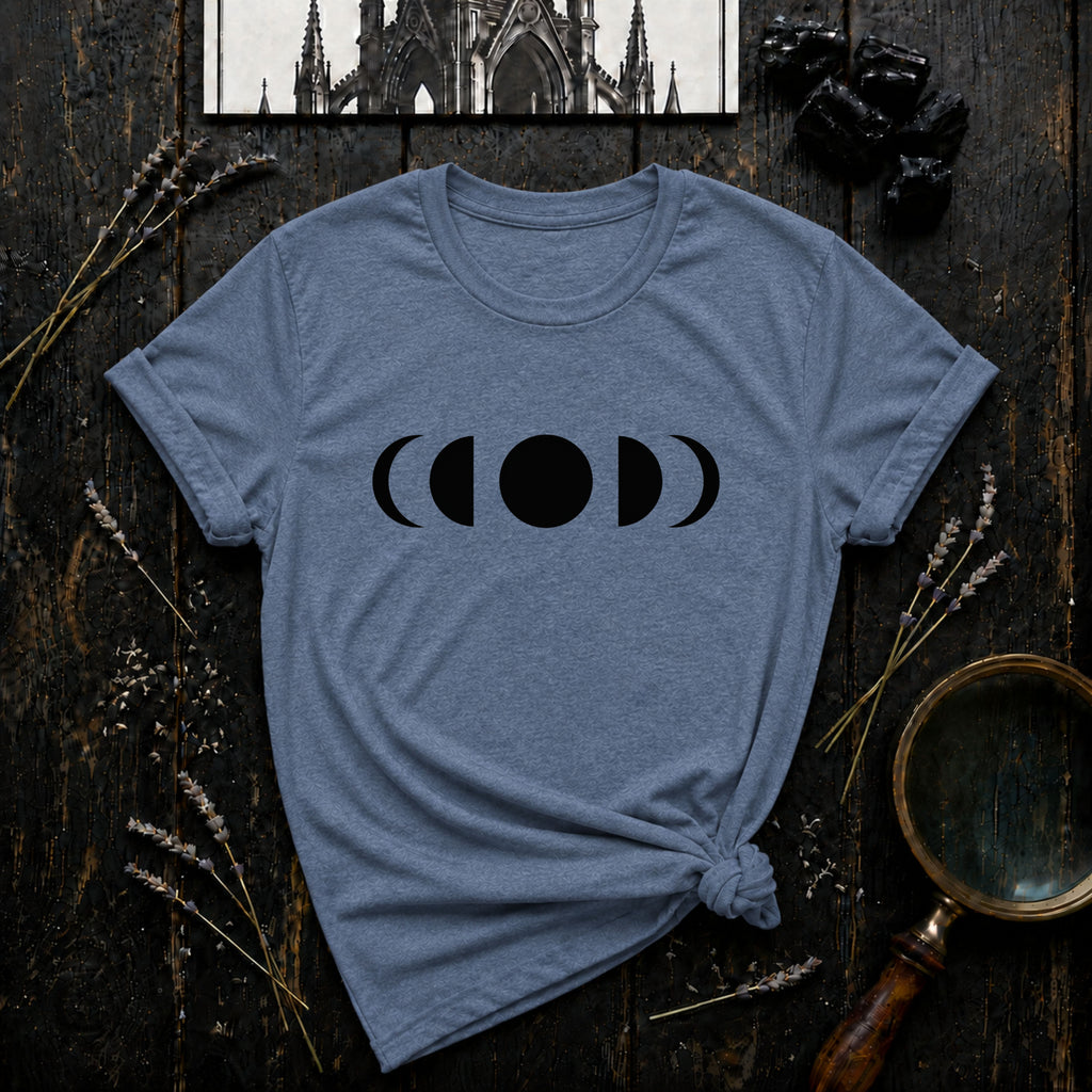 Minimal Moon Phase  T-Shirt