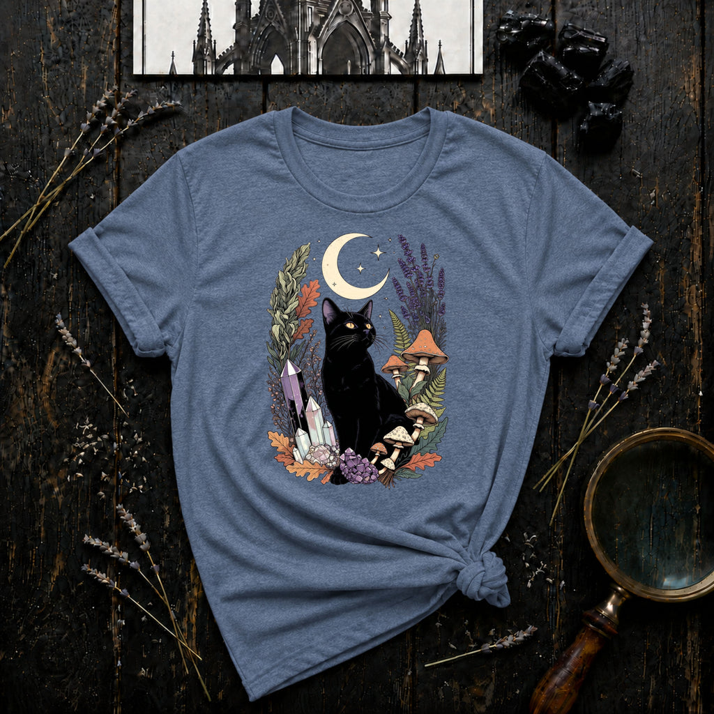 "Cat and Moon 2" T-Shirt