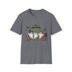 ADULT Hip Kidz Dance Academy Halloween T-Shirt — Cute Ghosts & Pumpkin Dance Tee