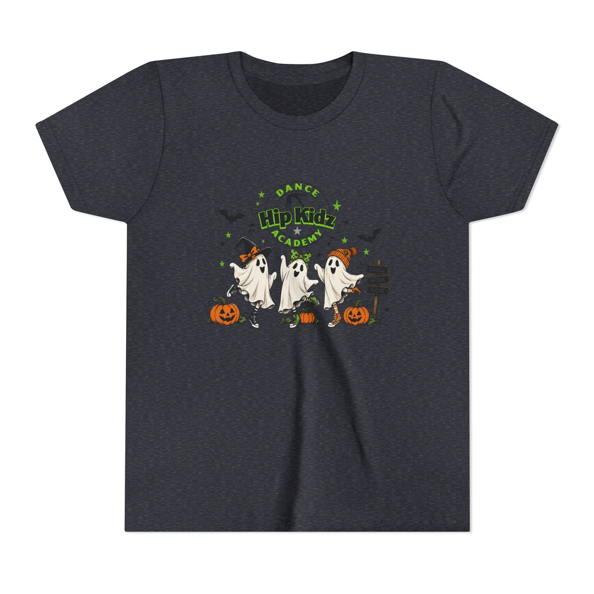 Hip Kidz Dance Youth Tee – Ghosts Graphic Shirt