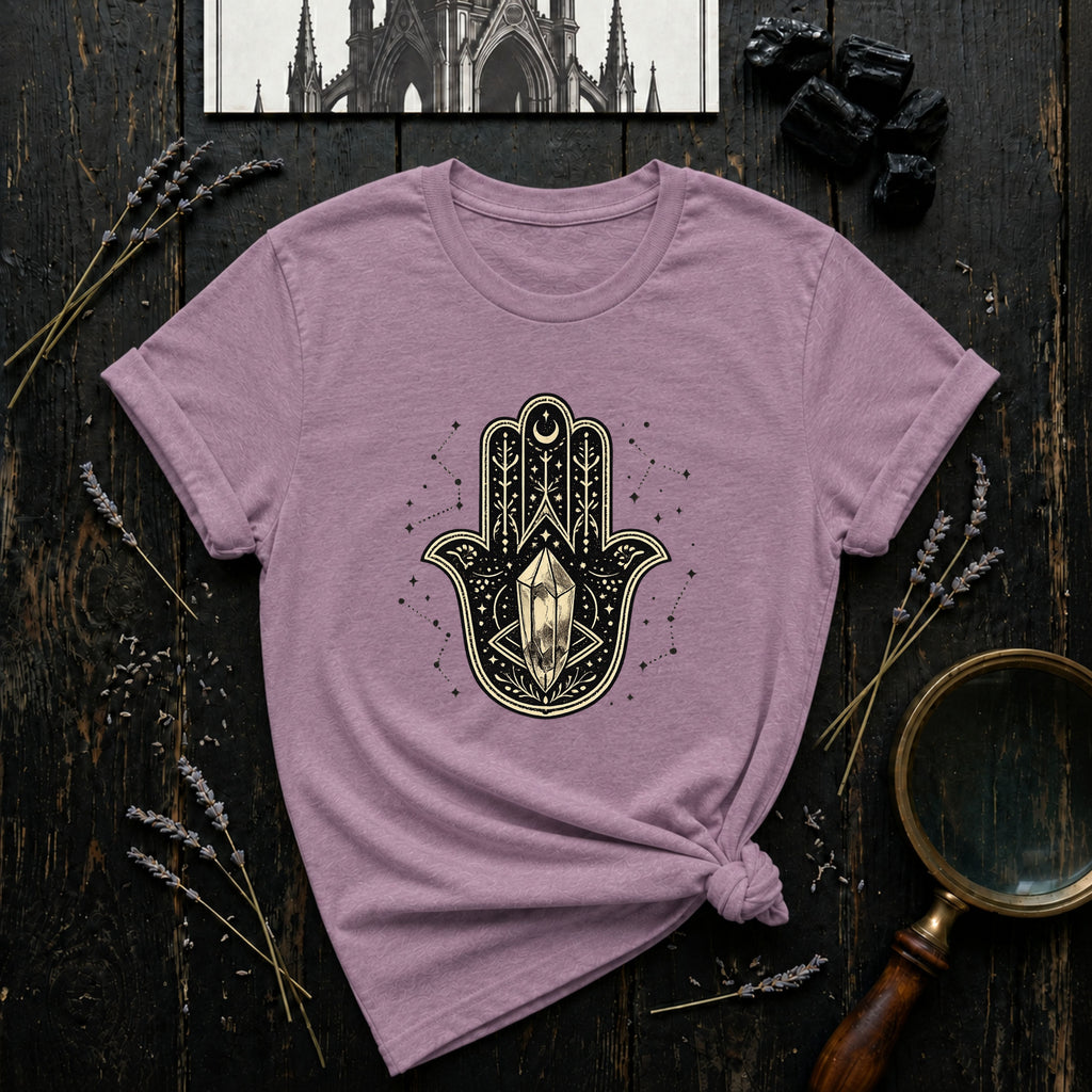Hamsa Hand Crystal T-Shirt
