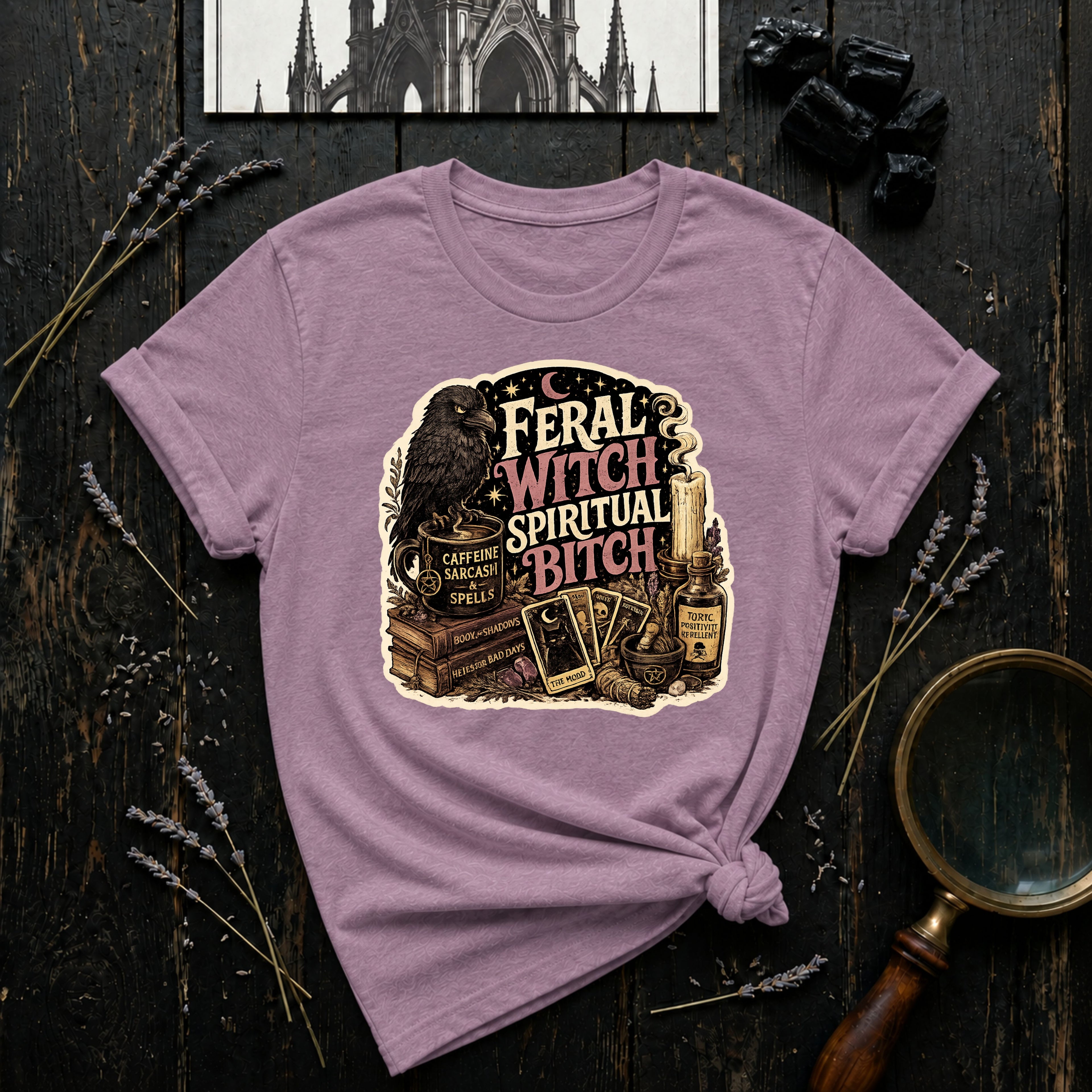 Feral Witch Spiritual Bitch T-Shirt