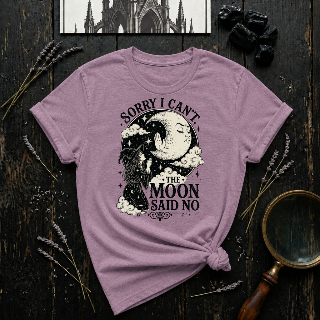 Sorry I Can't, The Moon Said No T-Shirt