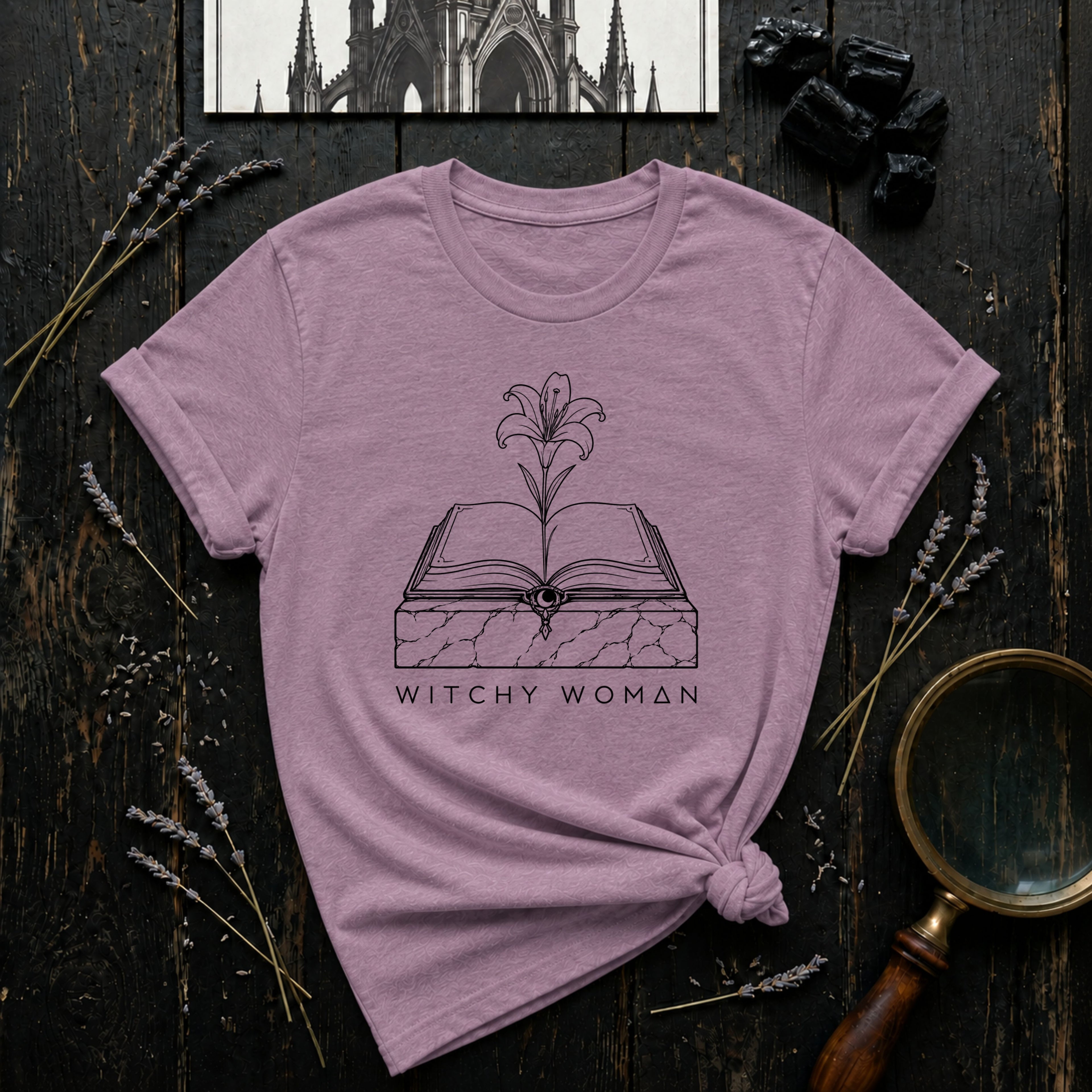 Witchy Woman Book & Lily T-Shirt