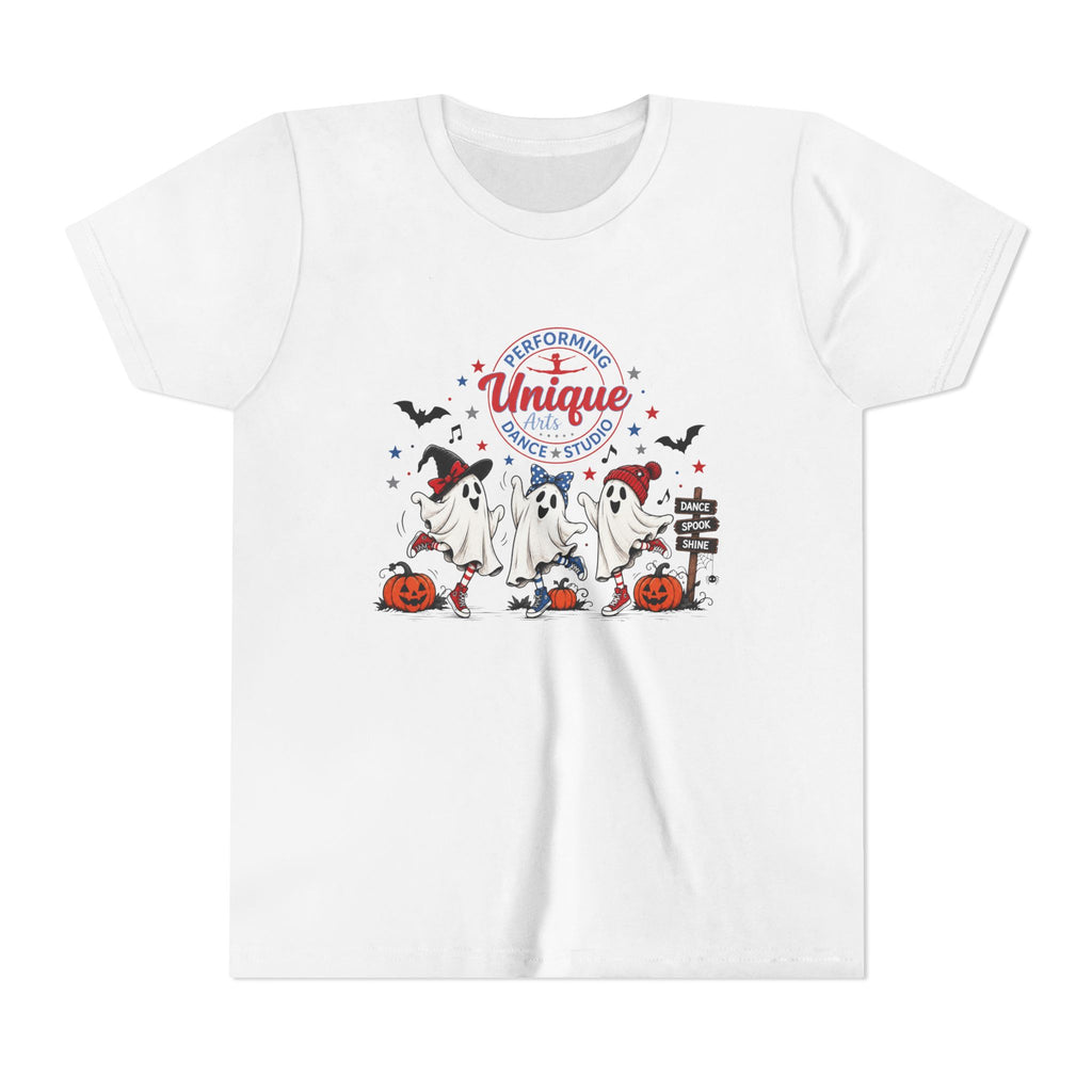 Unique Performing Arts Youth Tee – Ghosts Graphic Shirt