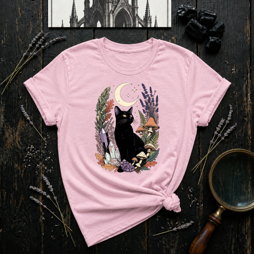 "Cat and Moon 2" T-Shirt