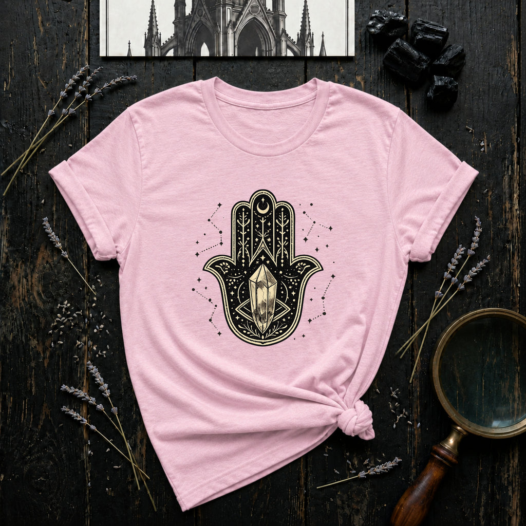 Hamsa Hand Crystal T-Shirt