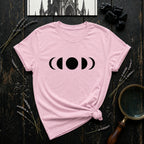 Minimal Moon Phase  T-Shirt