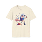 ADULT Skeleton Ballerina 'Performing Unique' T-Shirt — Halloween Dance Graphic Tee