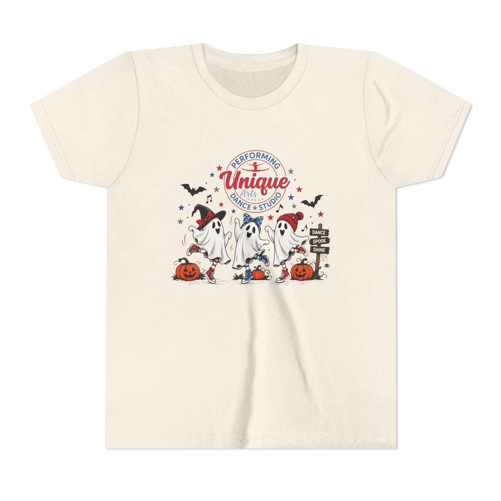 Unique Performing Arts Youth Tee – Ghosts Graphic Shirt
